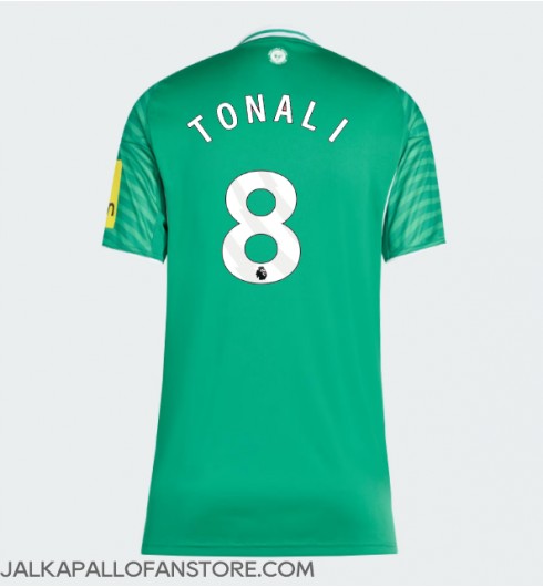 Newcastle United Sandro Tonali #8 Vieraspaita Naisten 2025-26 Lyhythihainen Newcastle United Sandro Tonali #8 Vieraspaita Naisten 2025-26 Lyhythihainen